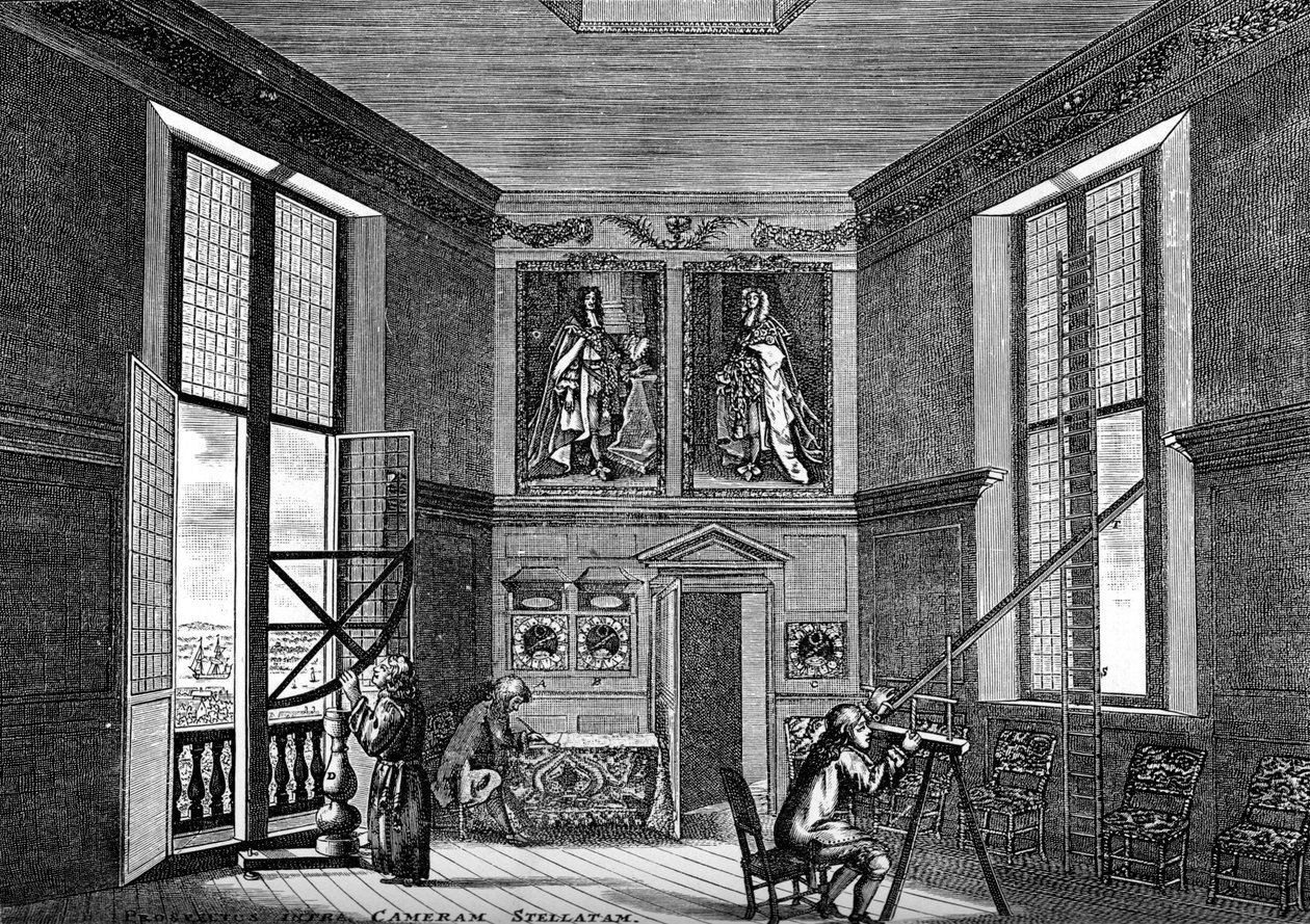 Vanha tarkkailuhuone, Greenwich, 1600-luvun loppu 1893 tekijältä Unbekannt