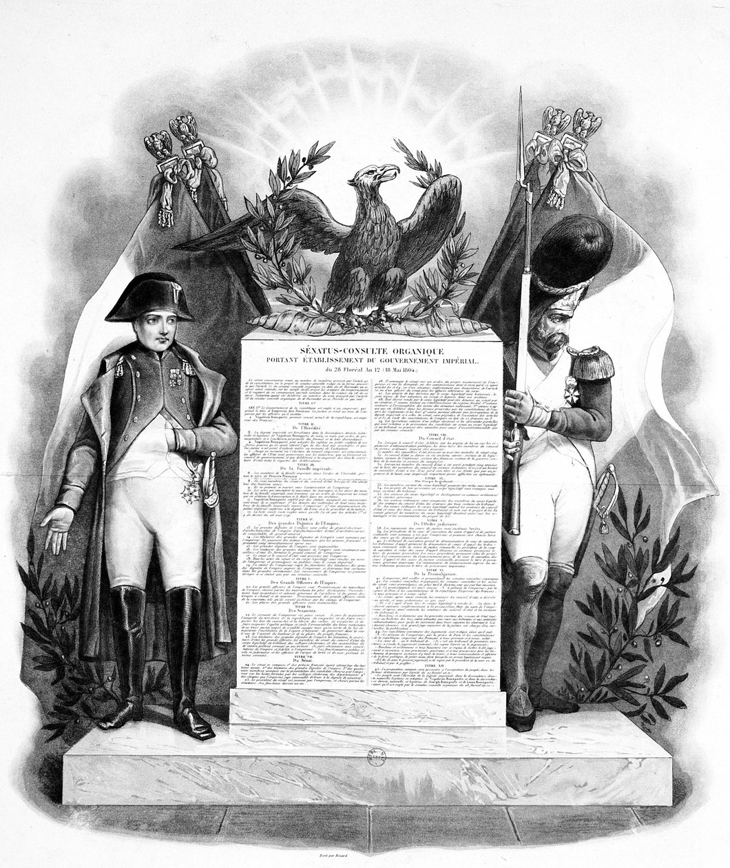 Keisarillisen hallituksen organisaatio, 18. toukokuuta 1804, 1800-luku tekijältä Unbekannt