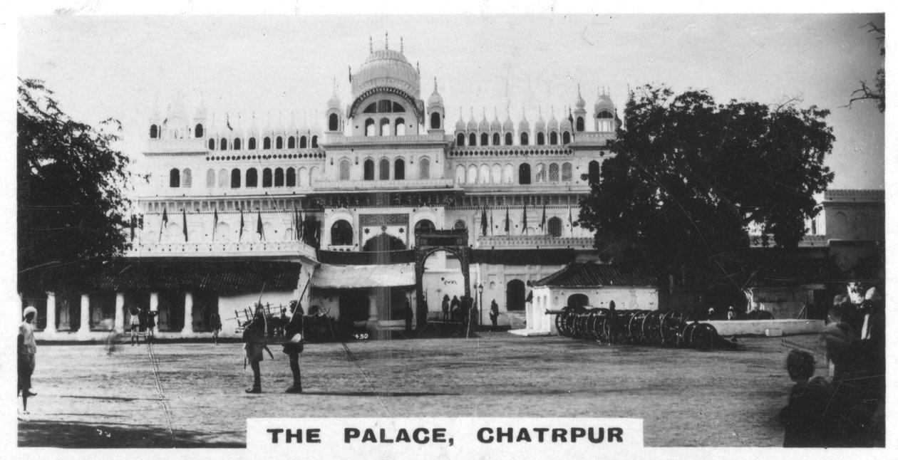 Chattapurin palatsi, Intia, vuodelta 1925 tekijältä Unbekannt