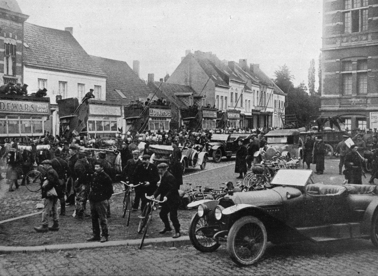 Moottorikuljetusten rooli Antwerpenin vetäytymisessä, 1914 tekijältä Unbekannt