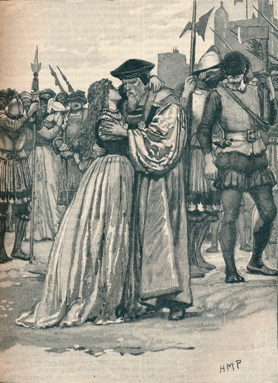 Sir Thomas Moren ja hänen tyttärensä ero, 1535 1905 tekijältä Unbekannt