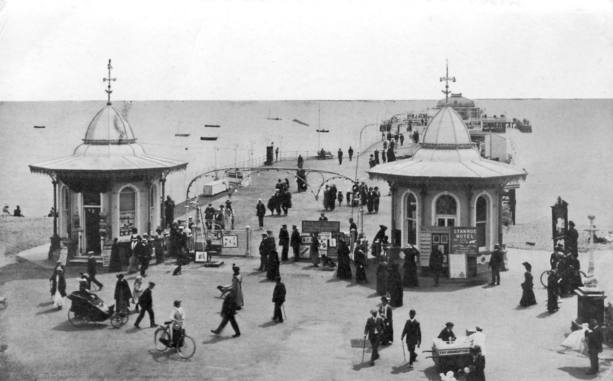 Laituri, Worthing, West Sussex, 1900-1920-luku tekijältä Unbekannt