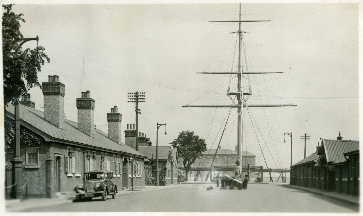 Quarterdeck, Royal Navy koulutuslaitos, Shotley, Suffolk, 1936 tekijältä Unbekannt