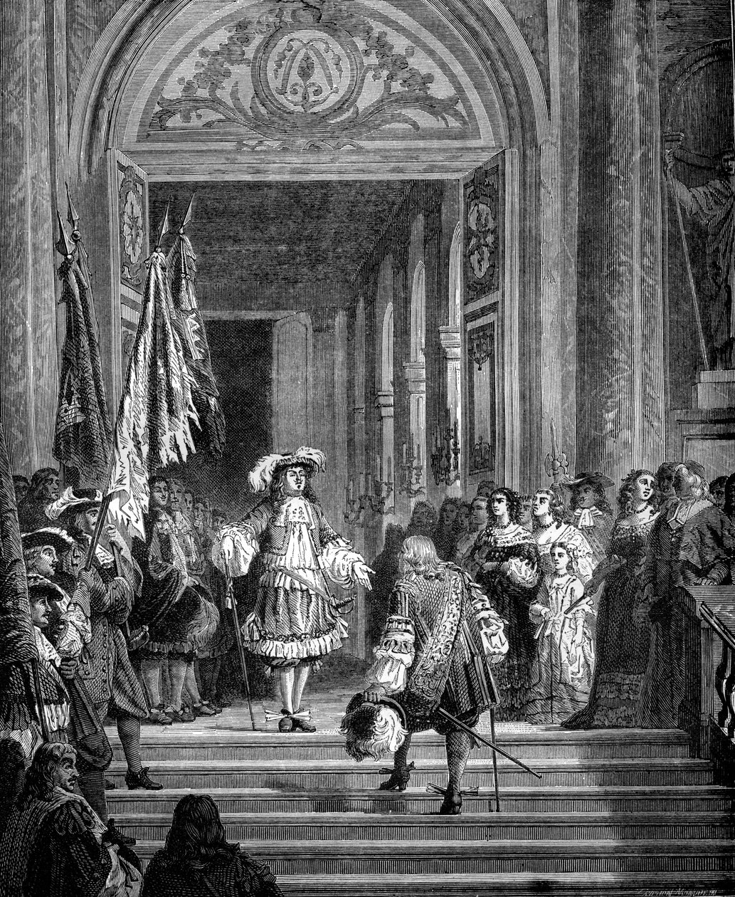 Grand Conden paluu Versaillesiin, 1674 1882-1884 tekijältä Unbekannt