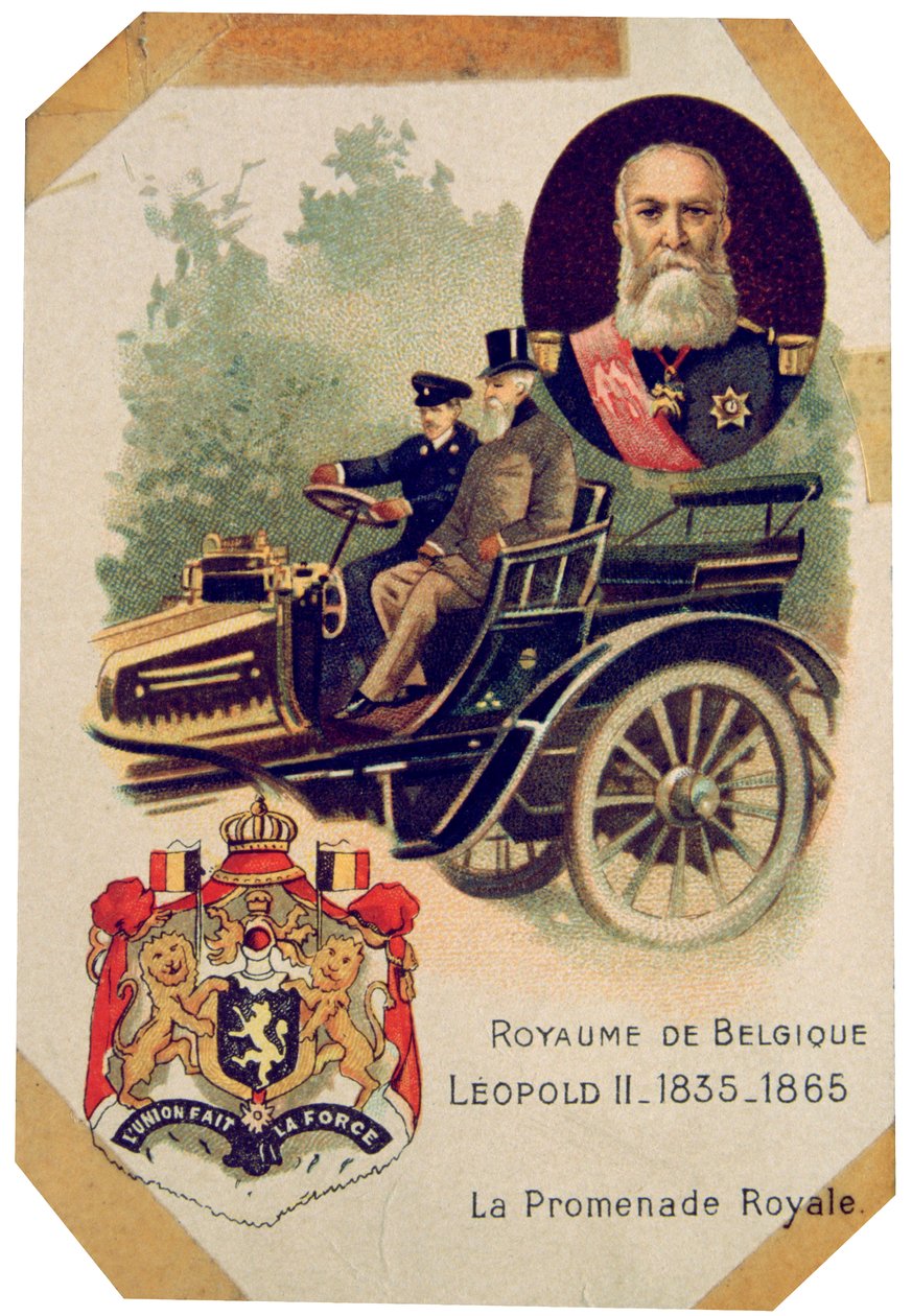 Belgian kuninkaan Leopold II:n kuninkaallinen ajomatka 1900-luvulla tekijältä Unbekannt
