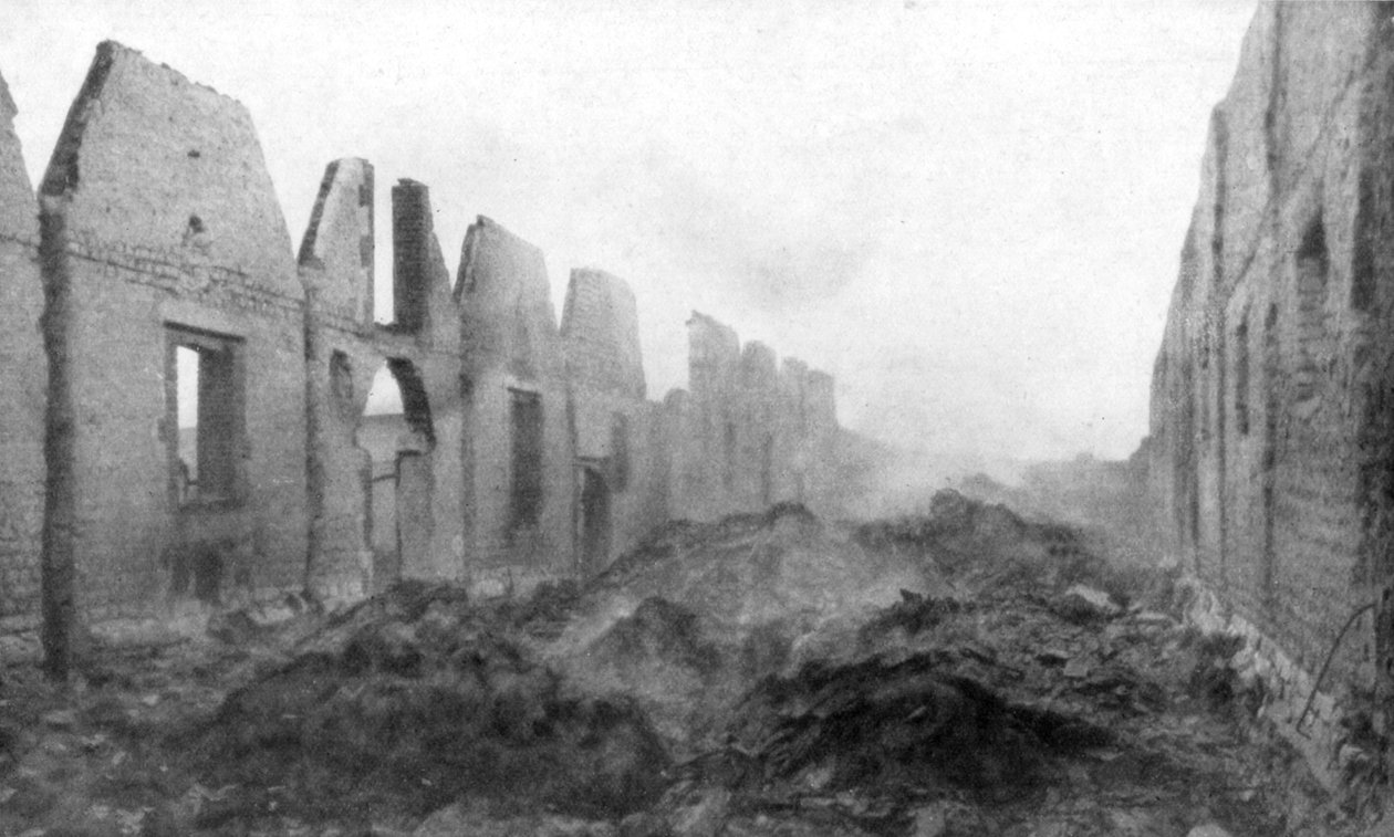 Albertin rauniot, Somme, Ranska, 23. syyskuuta 1914 tekijältä Unbekannt