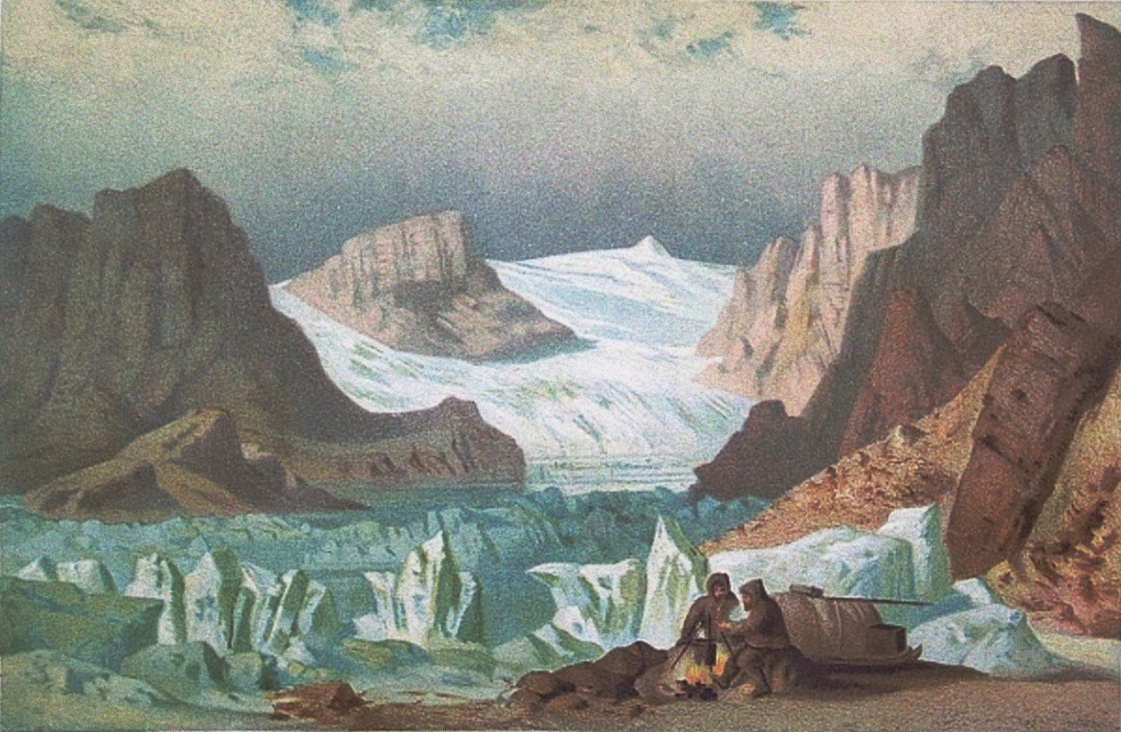 Saksan toinen pohjoisnapainen retkikunta arktiselle alueelle ja Grönlantiin vuonna 1869 tekijältä Unbekannt