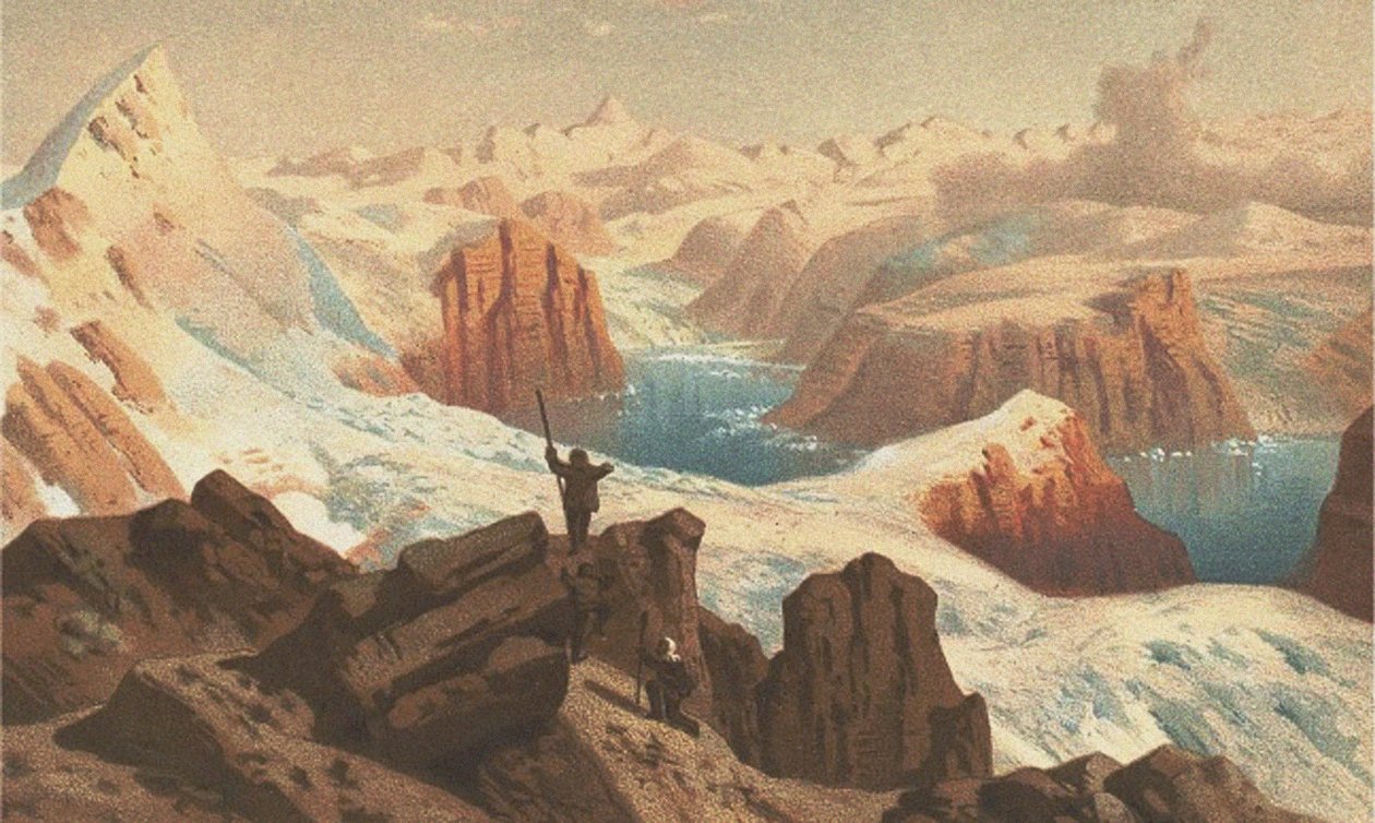 Saksan toinen pohjoisnapainen retkikunta arktiselle alueelle ja Grönlantiin vuonna 1869 tekijältä Unbekannt