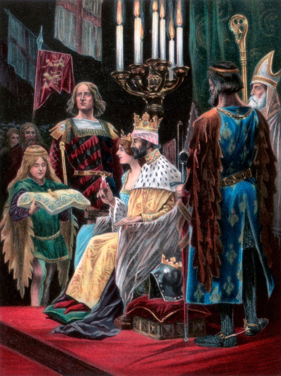 Edward II:n toinen uhri, Westminster, 25. helmikuuta 1308, 1902 tekijältä Unbekannt