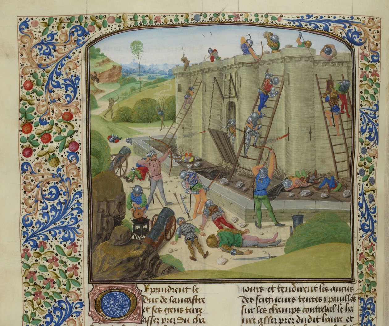 Brestin piiritys, 1386, noin 1470-1475. tekijältä Unbekannt