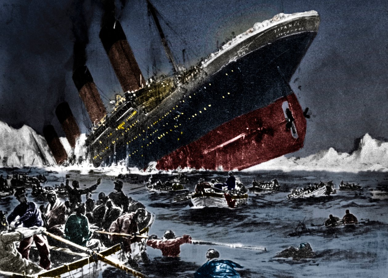 SS Titanicin uppoaminen 14. huhtikuuta 1912 tekijältä Unbekannt