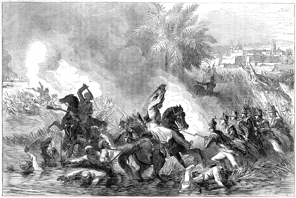 Jalalabadin varuskunnan taistelu, Afganistan, 1842 tekijältä Unbekannt