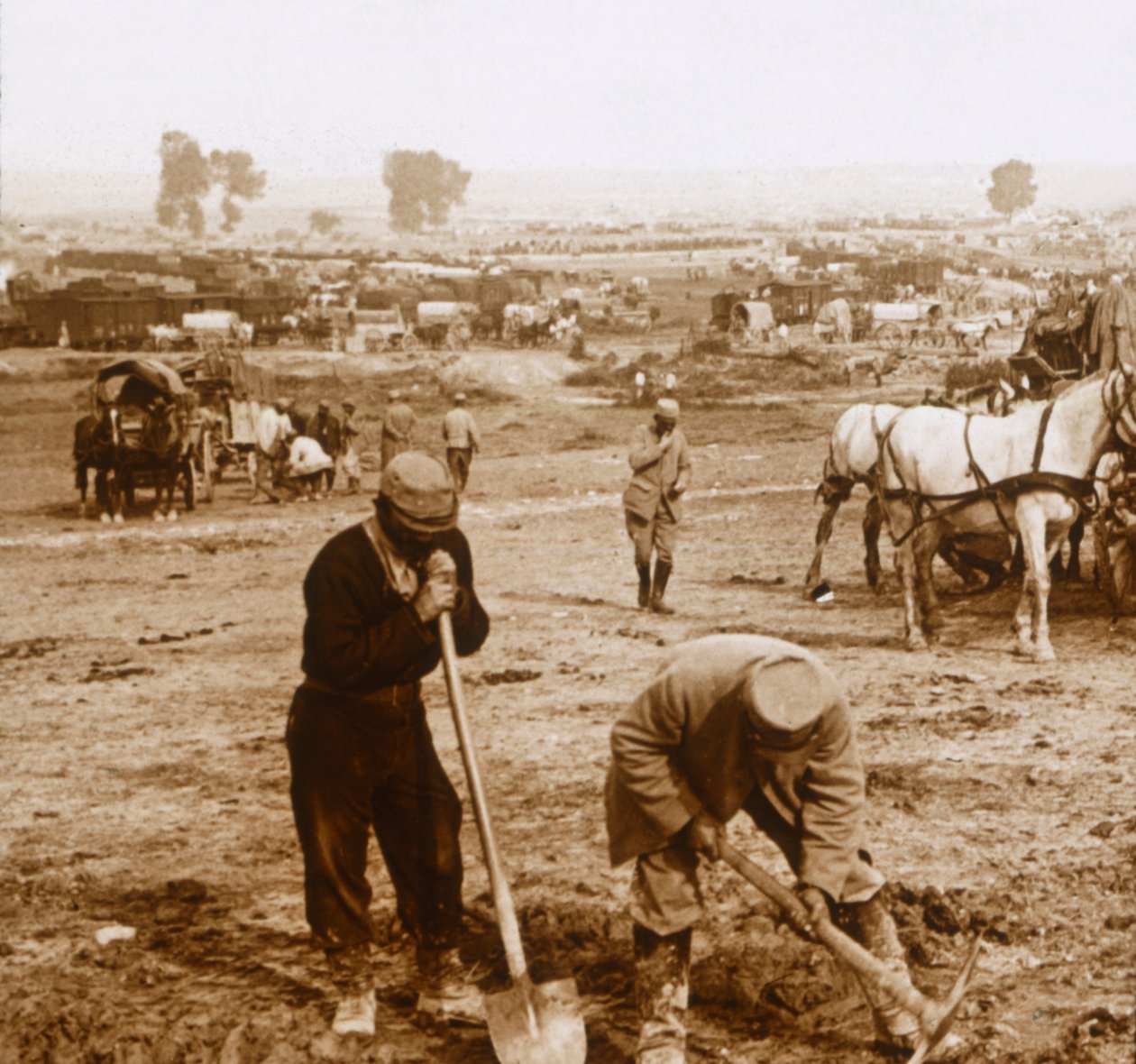 Asema, Bray-sur-Somme, Pohjois-Ranska, c1914-c1918 tekijältä Unbekannt