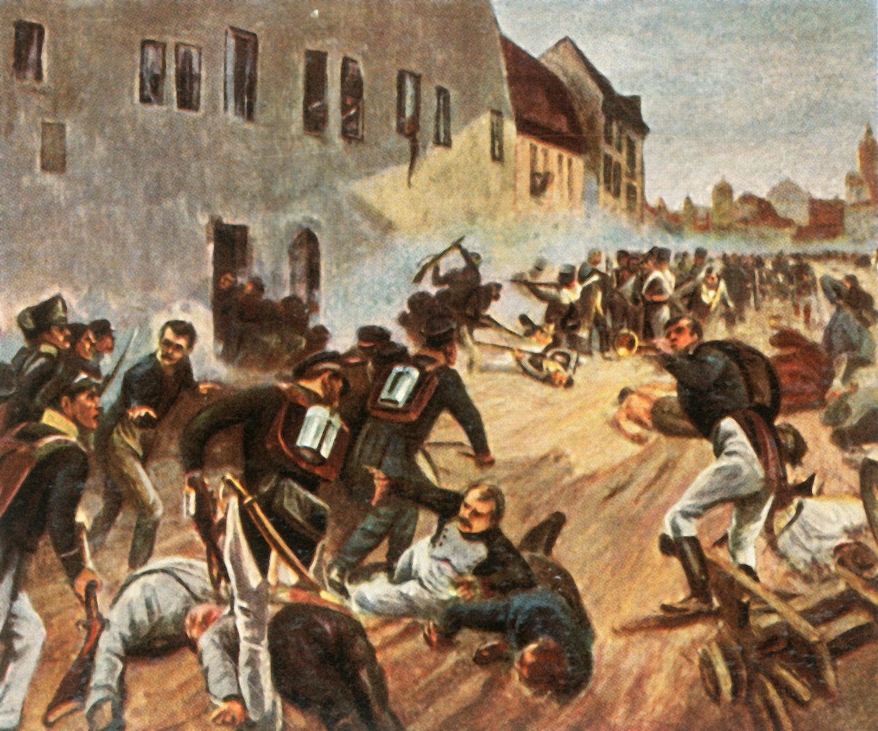 Grimman portin myrsky 19. lokakuuta 1813, 1936. tekijältä Unbekannt