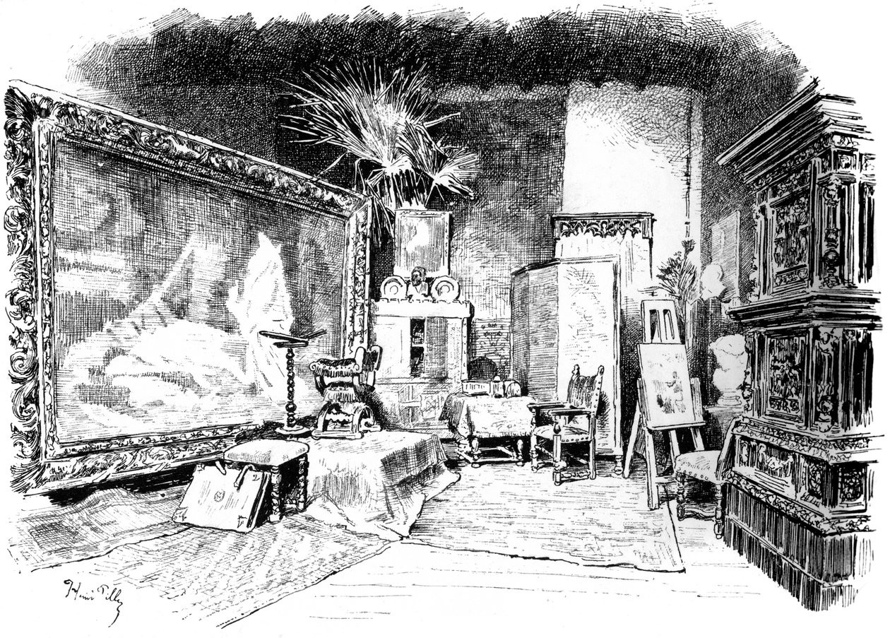 Karl von Pilotyn studio, 1880-1882 tekijältä Unbekannt