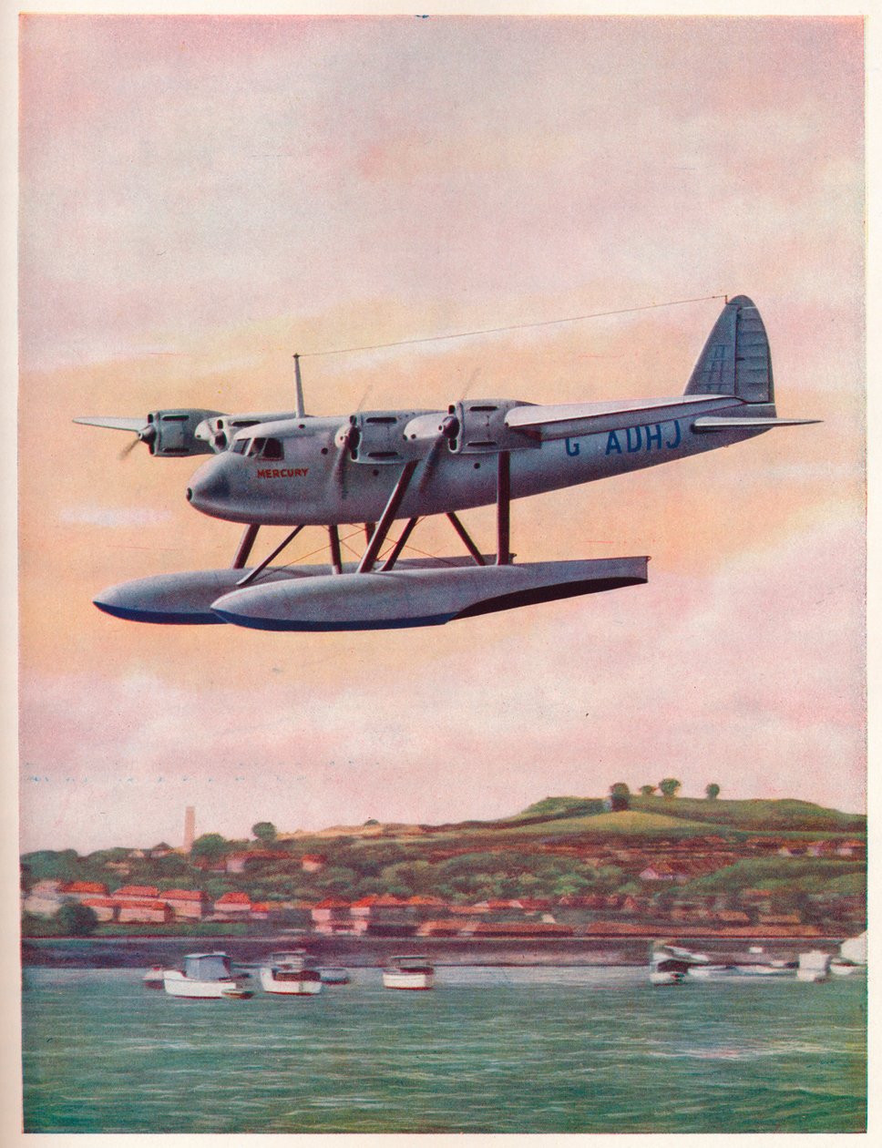 Short-Mayo Composite Aircraft Mercuryn ylempi komponentti, c1929 c1937 tekijältä Unbekannt