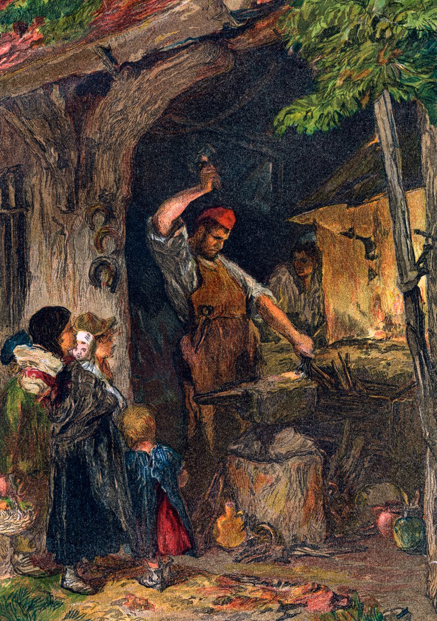 Kylän seppä tekijältä Unbekannt