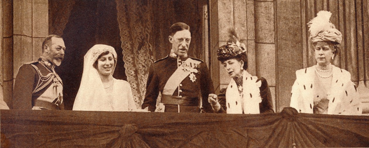 Prinsessa Maryn ja varakreivi Lascellesin häät 28. helmikuuta 1922 1935. tekijältä Unbekannt
