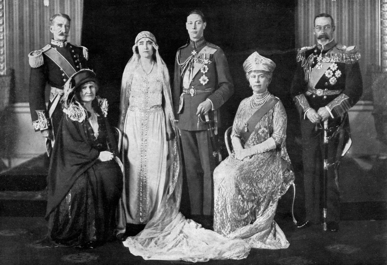 Yorkin herttuan ja lady Elizabeth Bowes-Lyonin häät 1923 tekijältä Unbekannt