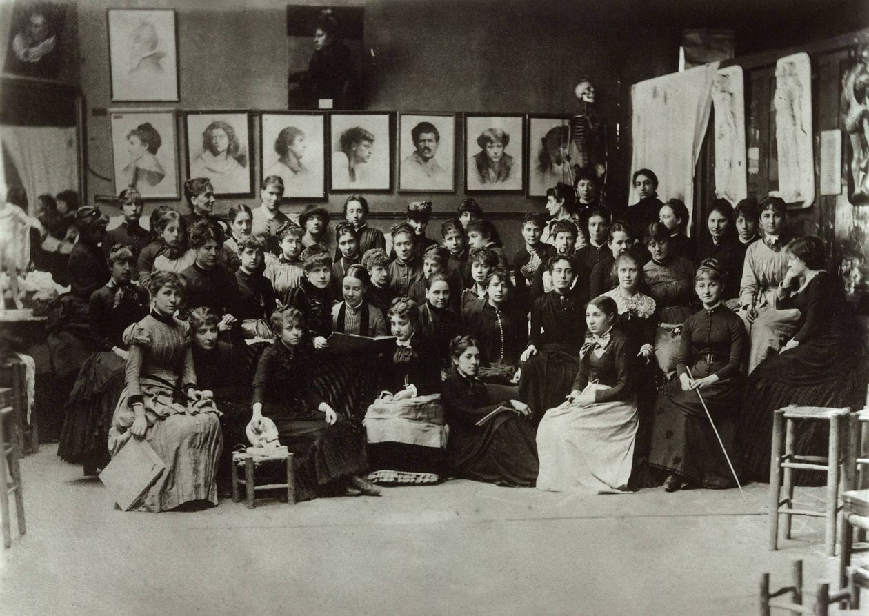 Académie Julianin naiset, 1880-1890. tekijältä Unbekannt