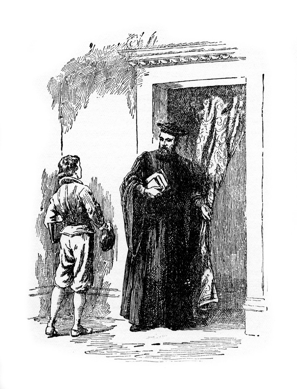Nuoret Galileo ja Ostilio Ricci, 1900-luku tekijältä Unbekannt