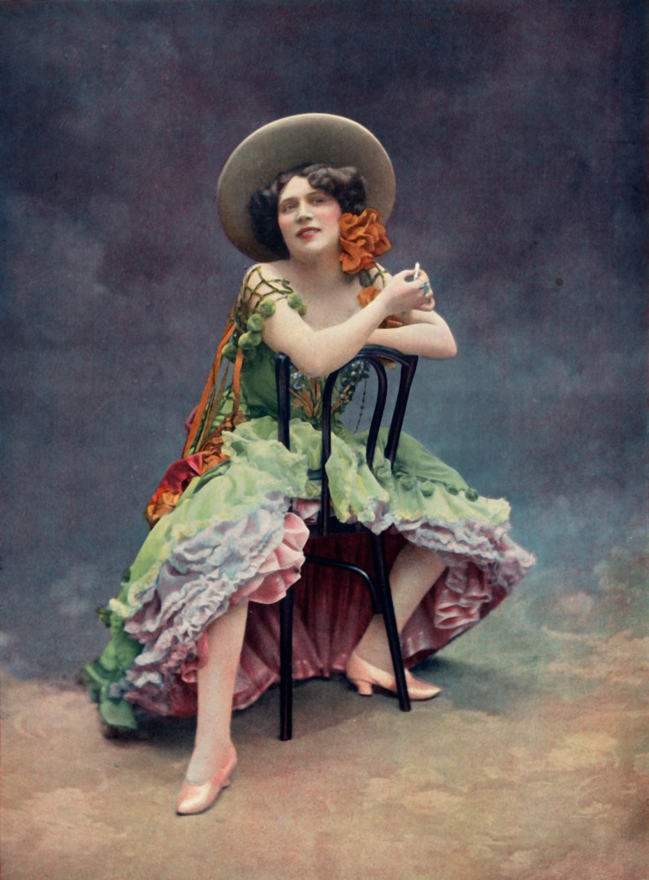 Variety-teatteri. - Paris Aux Varietes - Otero - Neiti Lise Berty, 1904. tekijältä Unbekannt