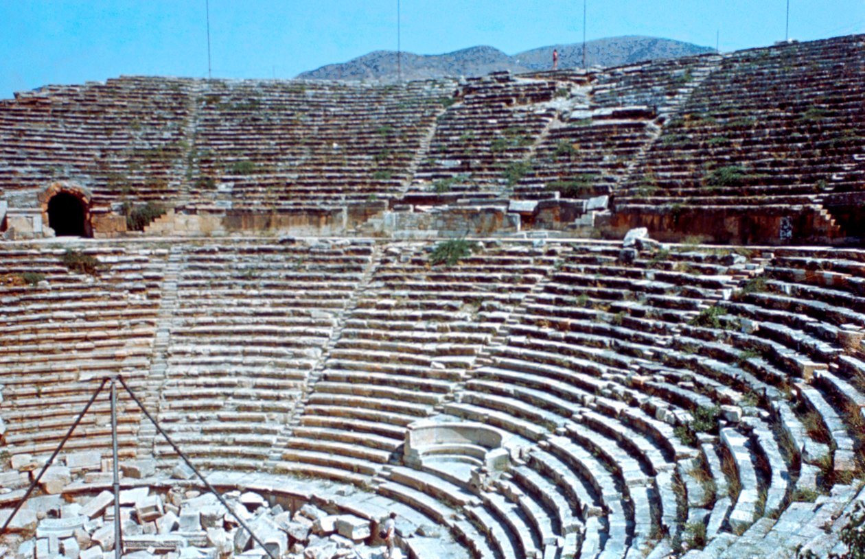 Teatteri, Hierapolis, Pamukkale, Turkki, 190eKr tekijältä Unbekannt