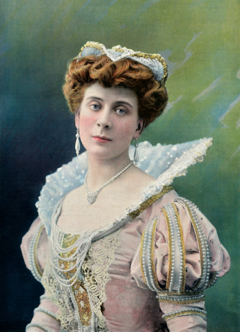 Theatre National De LOdeon. - Neiti Sylvie - Charlotten rooli. - The Gallant King, 1904. tekijältä Unbekannt