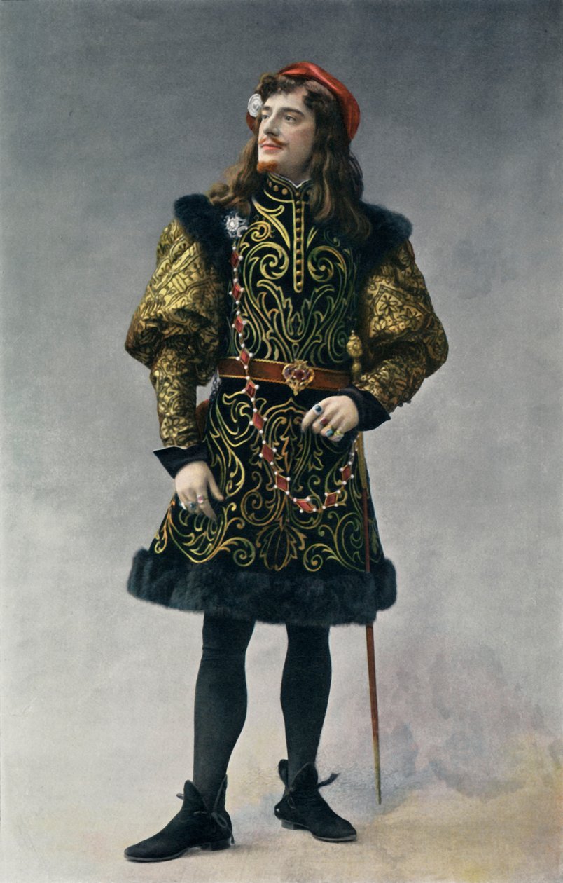 Theatre National De Opera-Comique. - Kuningatar Fiammette - Giorgio dAst. - Herra Jean Perier, 1904. tekijältä Unbekannt