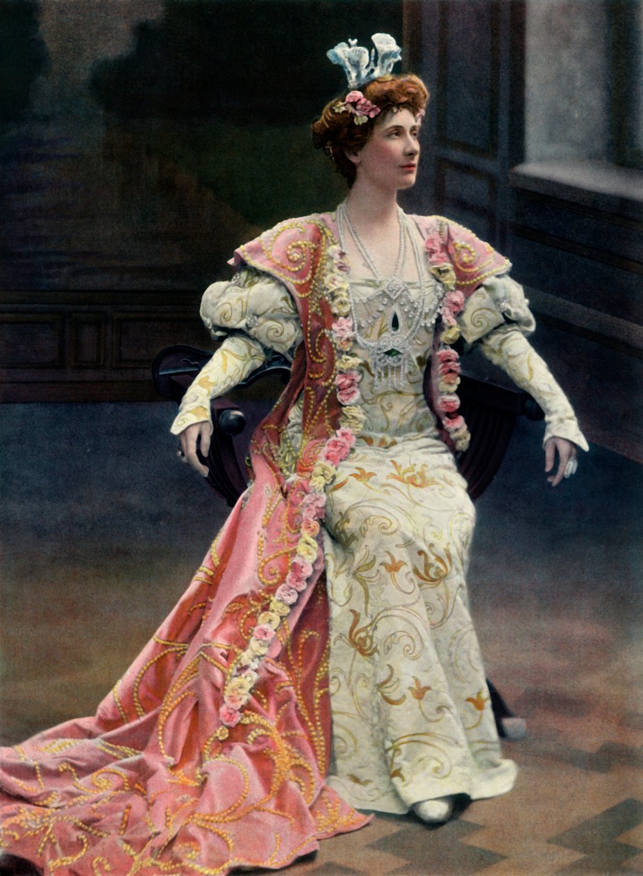 Theatre National De Opera-Comique. - Kuningatar Fiammette. Neiti Garden, Orlandon rooli, 1904. tekijältä Unbekannt