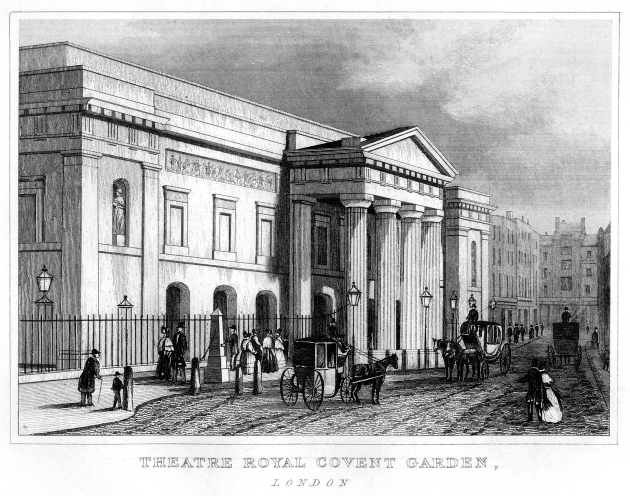 Theatre Royal Covent Garden, Westminster, Lontoo, 1800-luku tekijältä Unbekannt