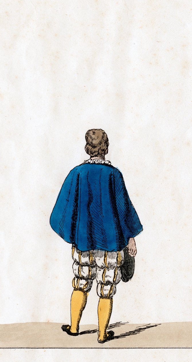 Teatterin pukusuunnittelu Shakespearen näytelmään Henry VIII, 1800-luku tekijältä Unbekannt