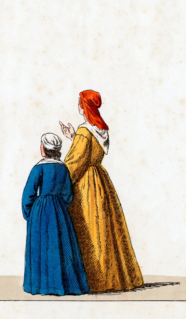 Teatterin pukusuunnittelu Shakespearen näytelmään Henry VIII, 1800-luku tekijältä Unbekannt