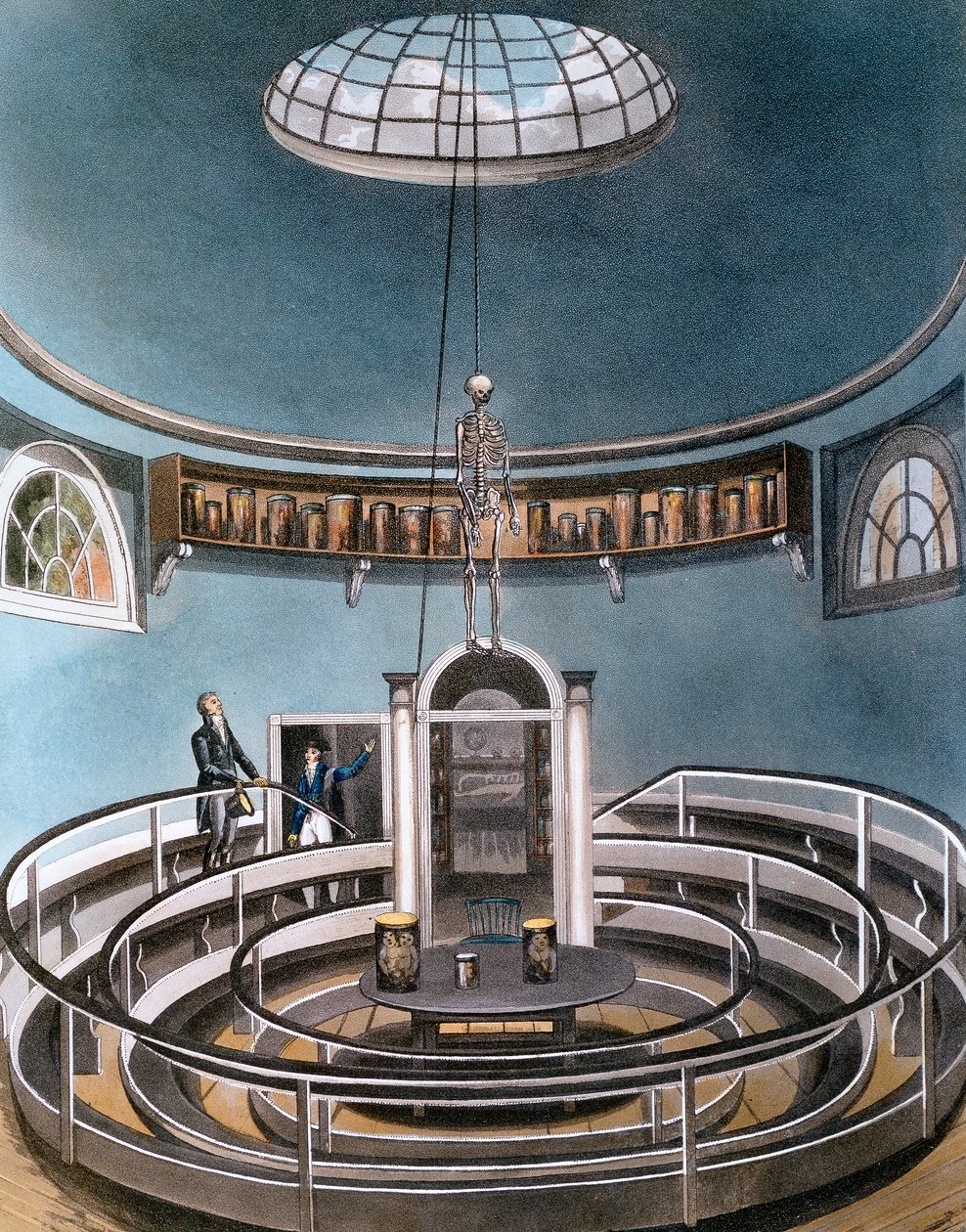 Theatre of Anatomy, Cambridge, 1815 tekijältä Unbekannt