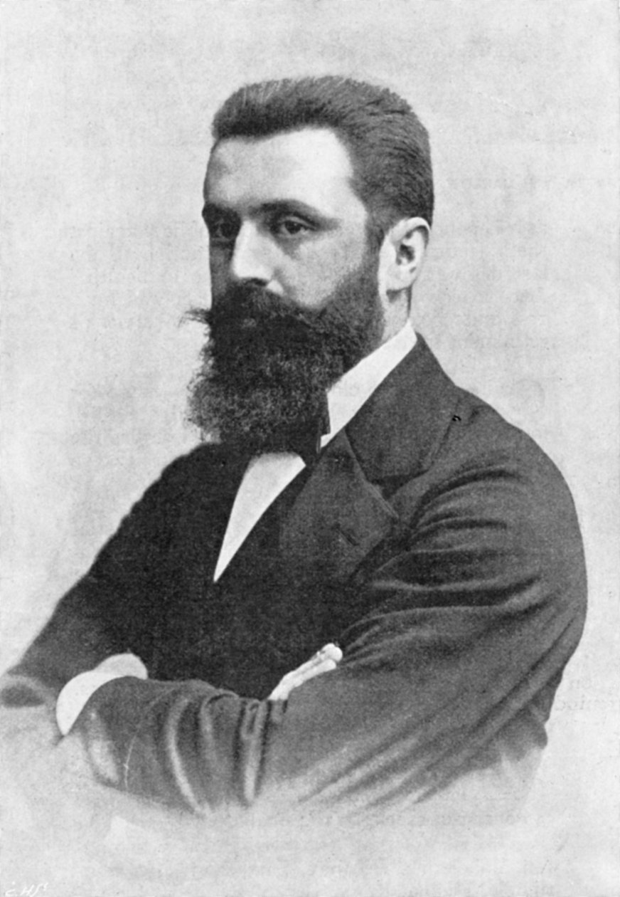 Theodor Herzl 1860-1904, sionistijohtaja tekijältä Unbekannt