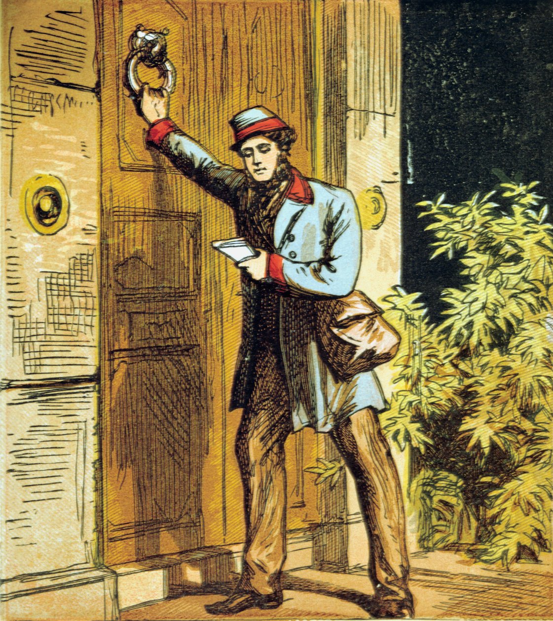Siellä on Postimies koputtaa!, 1867. tekijältä Unbekannt