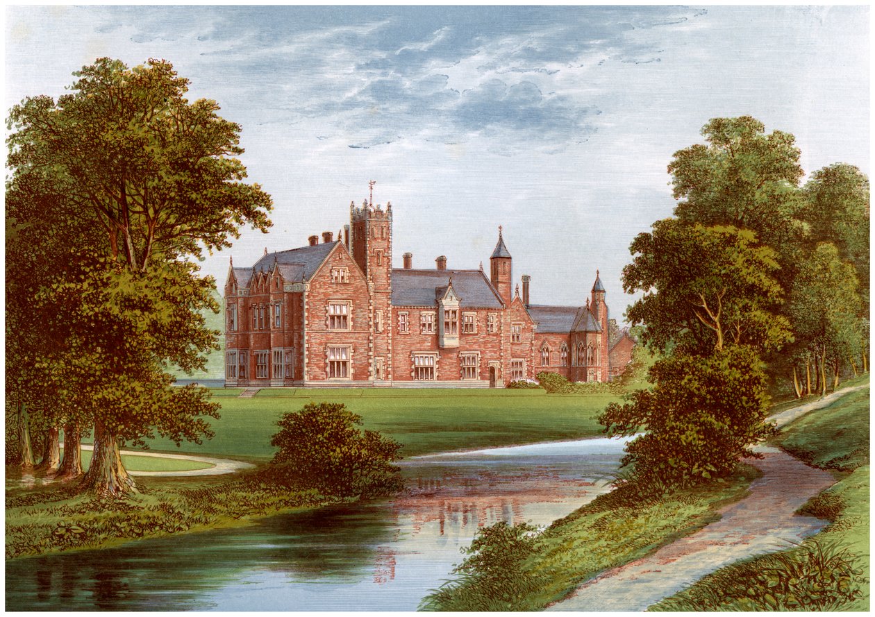 Thicket Priory, York, Dunnington-Jeffersonin perheen koti, 1880 tekijältä Unbekannt