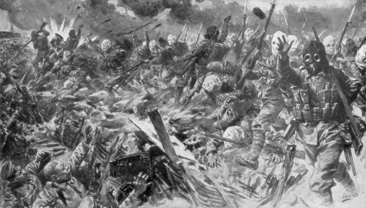 Kolmas Artoisin taistelu, Ranska, ensimmäinen maailmansota, 25. syyskuuta 1915, 1929 tekijältä Unbekannt