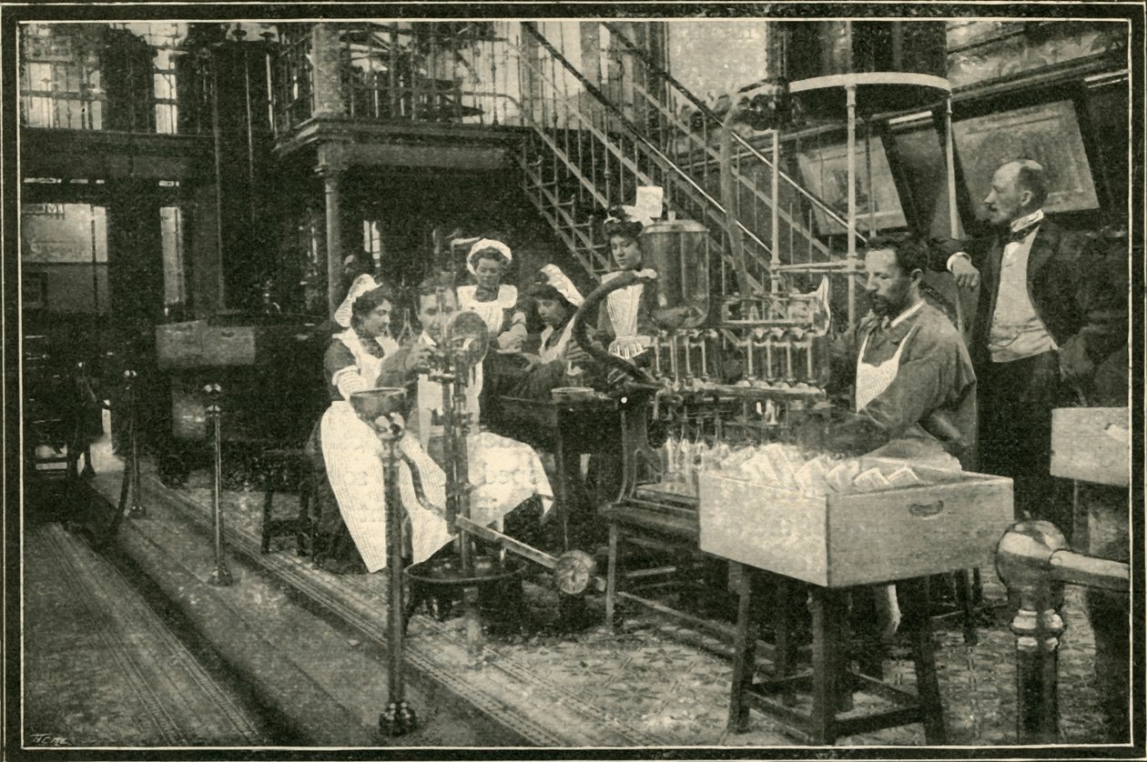 Tämä on yhden tsaarin tislaamoiden sisustus., 1901. tekijältä Unbekannt