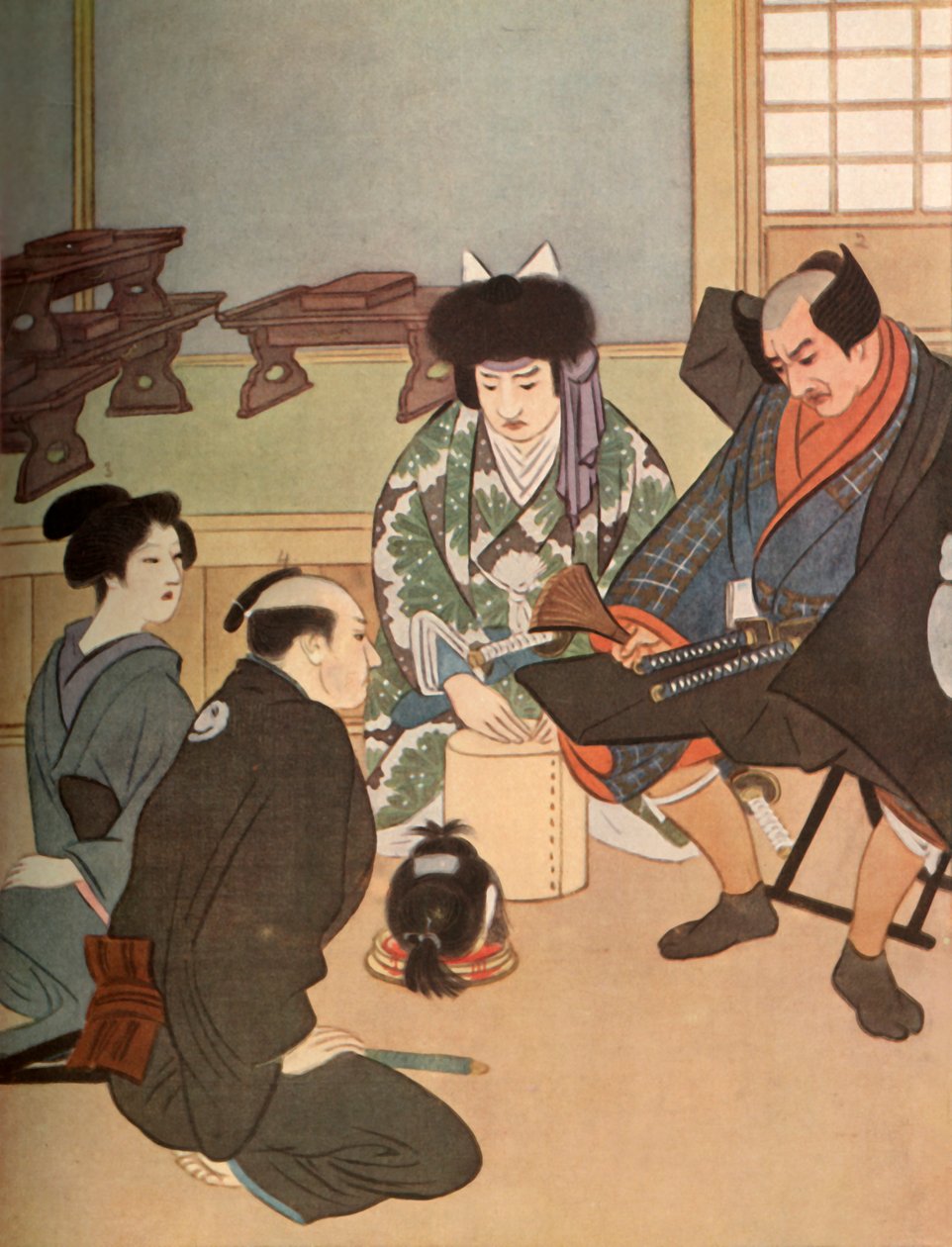 Tämä on Kanshusain, Herran Sugawaran pojan pää!, 1919. tekijältä Unbekannt