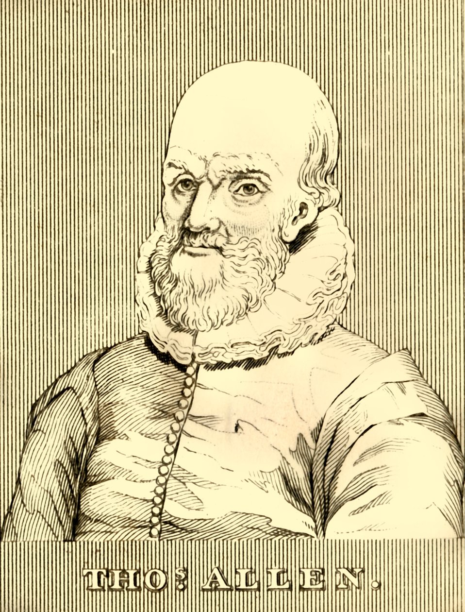 Thomas Allen, 1542-1632, 1830. tekijältä Unbekannt