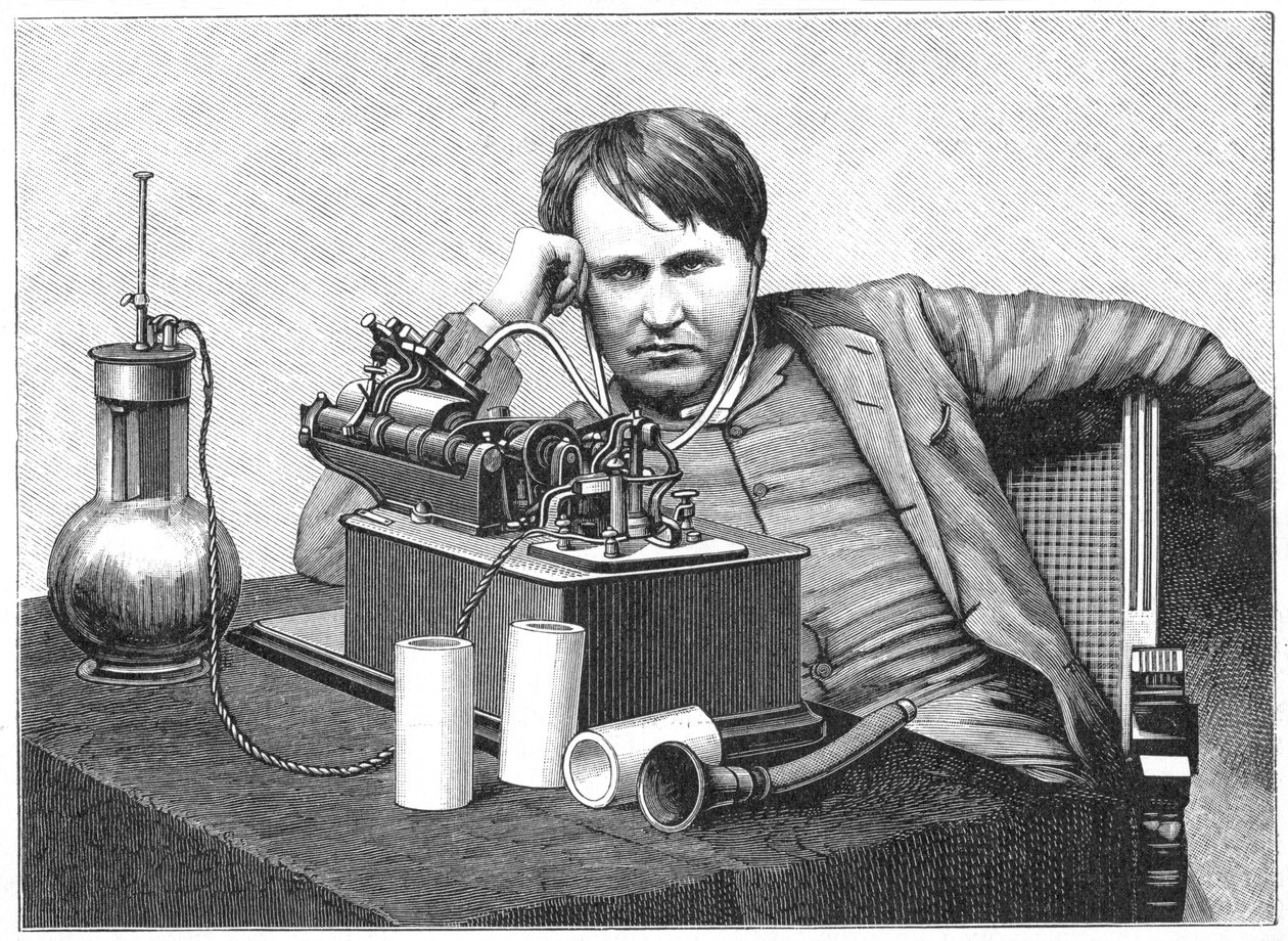 Thomas Alva Edison, 1888 tekijältä Unbekannt