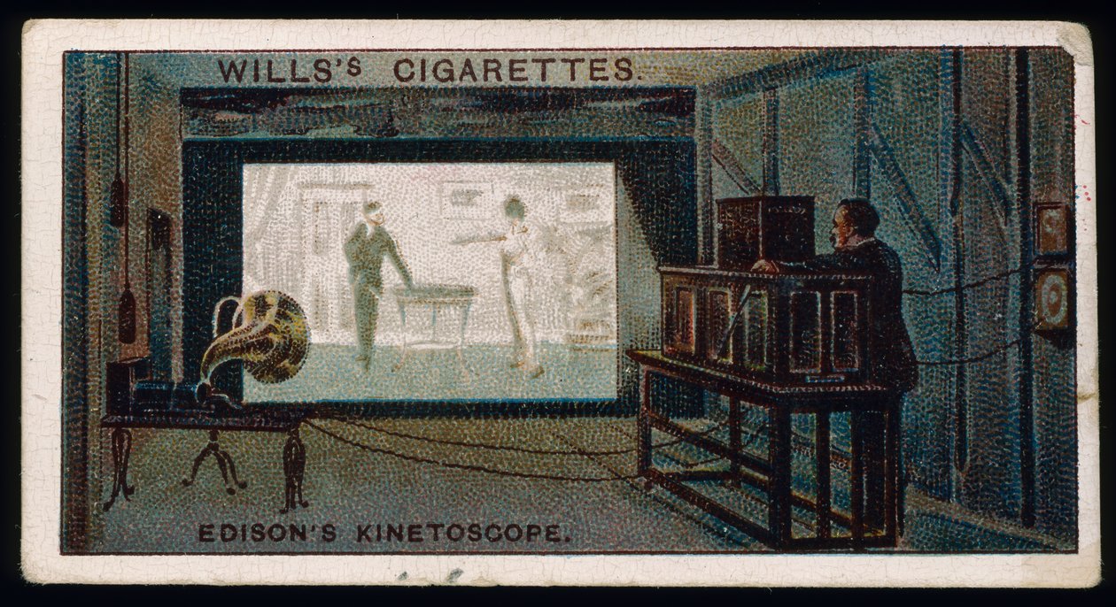 Thomas Alva Edisonin kinetografiteatteri, n. 1892 tekijältä Unbekannt
