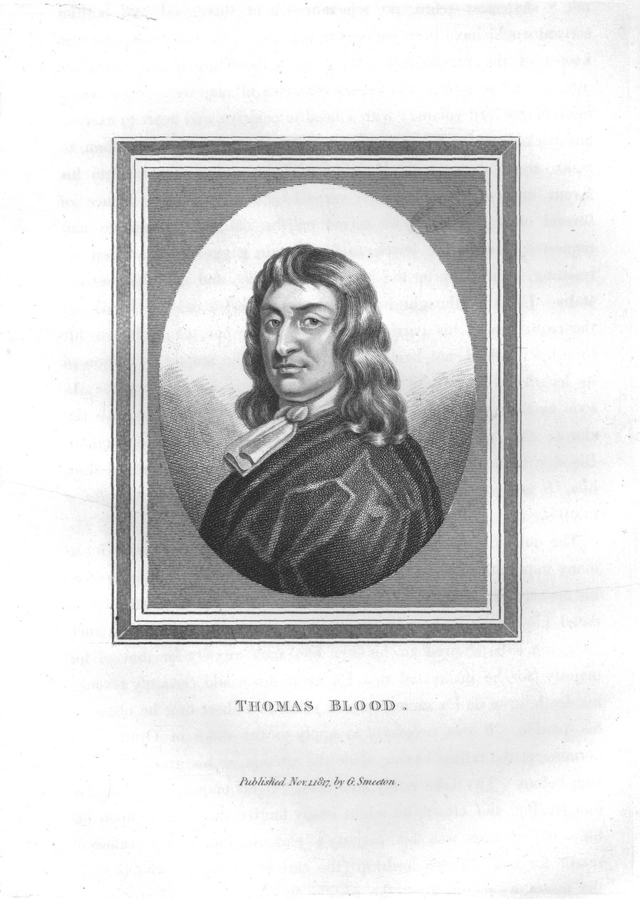 Thomas Blood, 1817 tekijältä Unbekannt