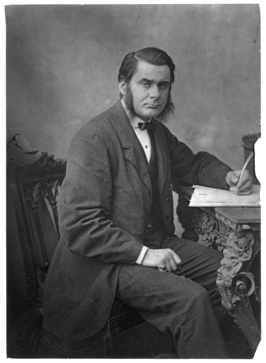 Thomas Henry Huxley, brittiläinen biologi, 1866 tekijältä Unbekannt