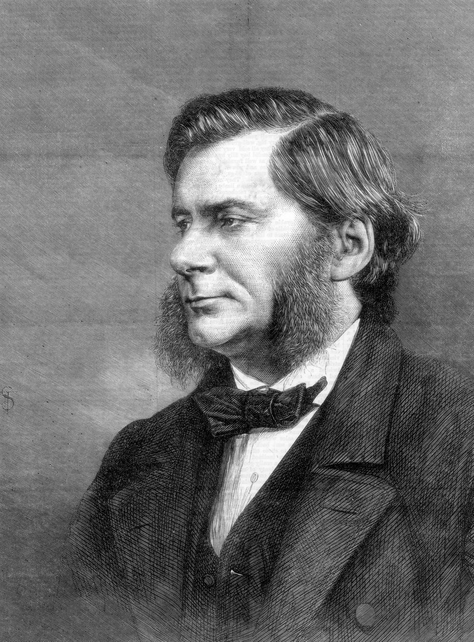 Thomas Henry Huxley, brittiläinen biologi, 1871 tekijältä Unbekannt