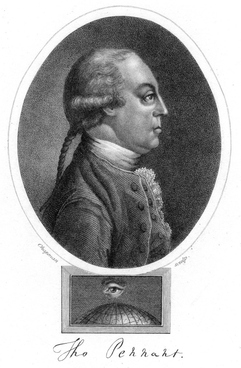 Thomas Pennant, 1700-luvun brittiläinen eläintieteilijä, kirjailija ja matkailija, 1823 tekijältä Unbekannt
