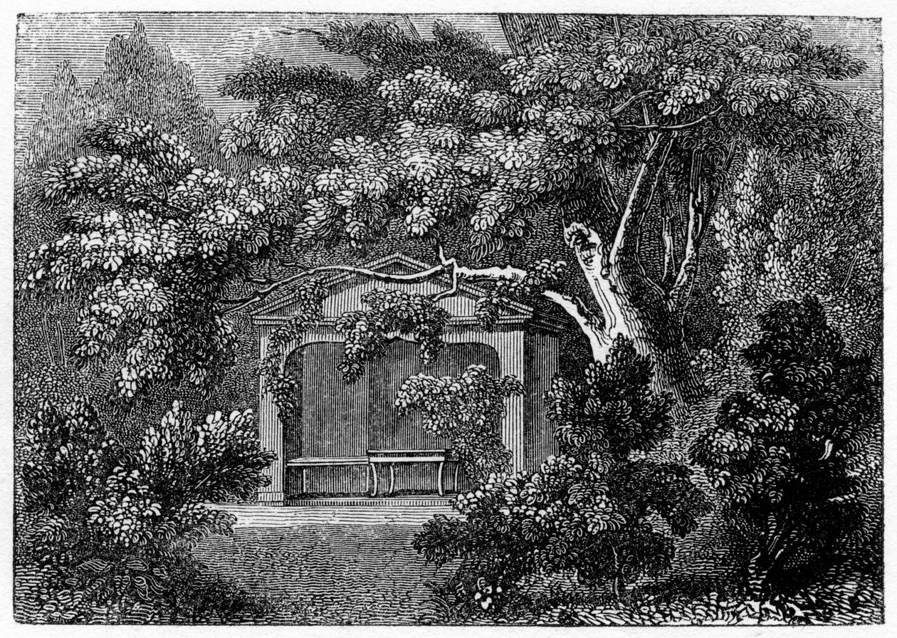 Thomson the Poets Alcove, Richmond, Surrey, 1840 tekijältä Unbekannt