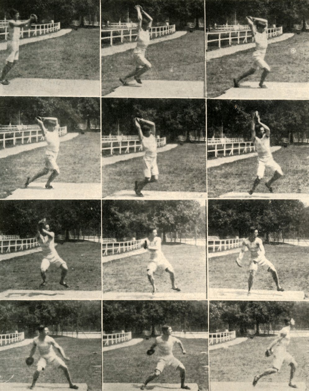 Kiekon heitto kääntymättä, 1908. tekijältä Unbekannt
