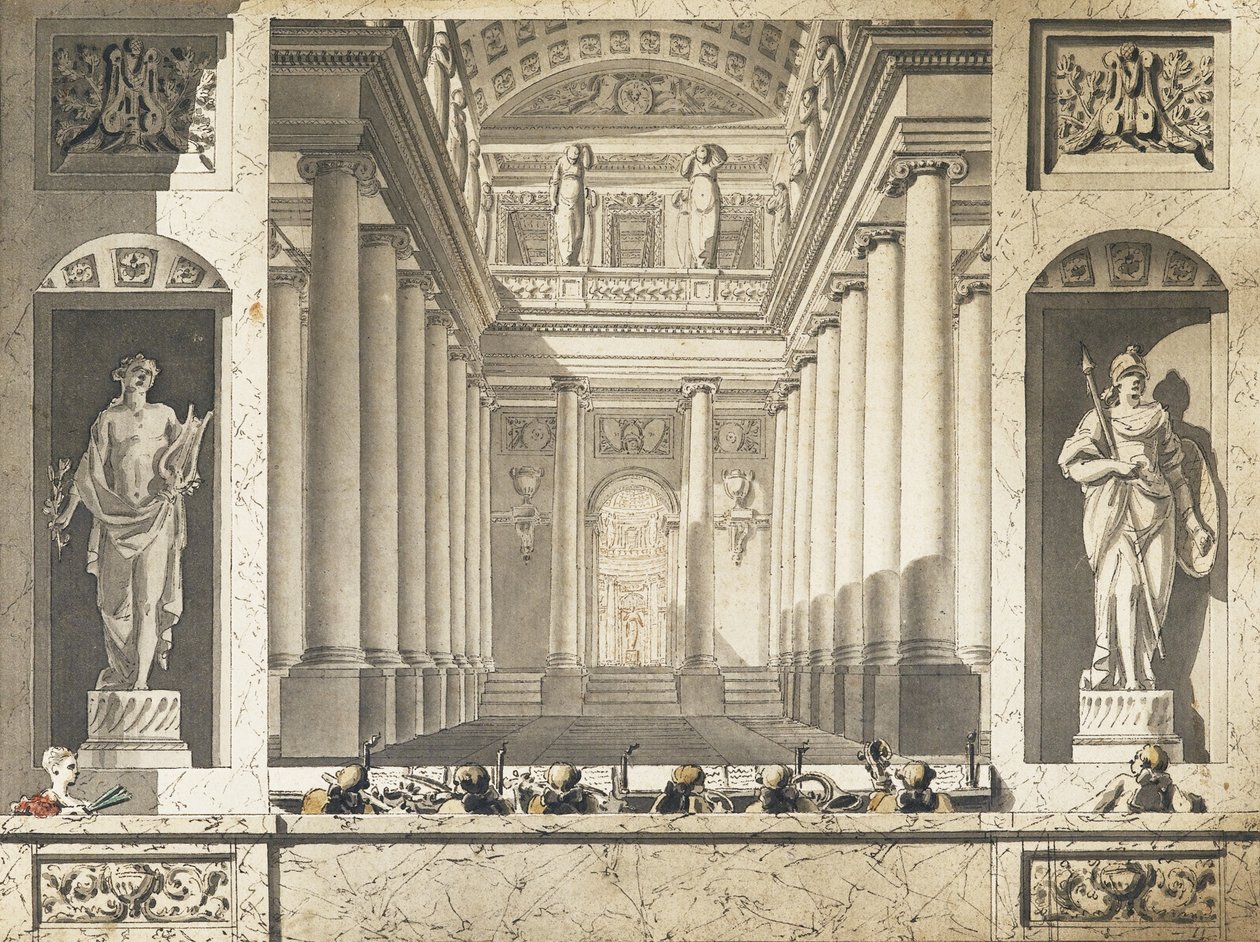 Tuileries-teatteri, 1788 tekijältä Unbekannt